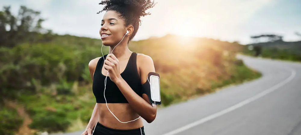 woman running
