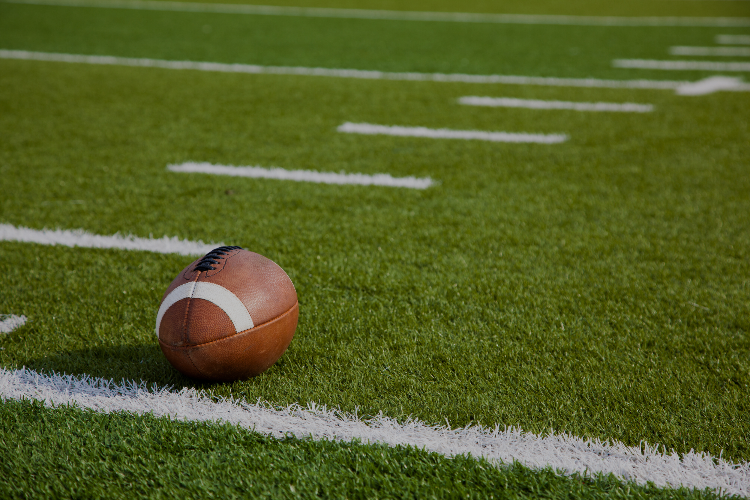 football on the field